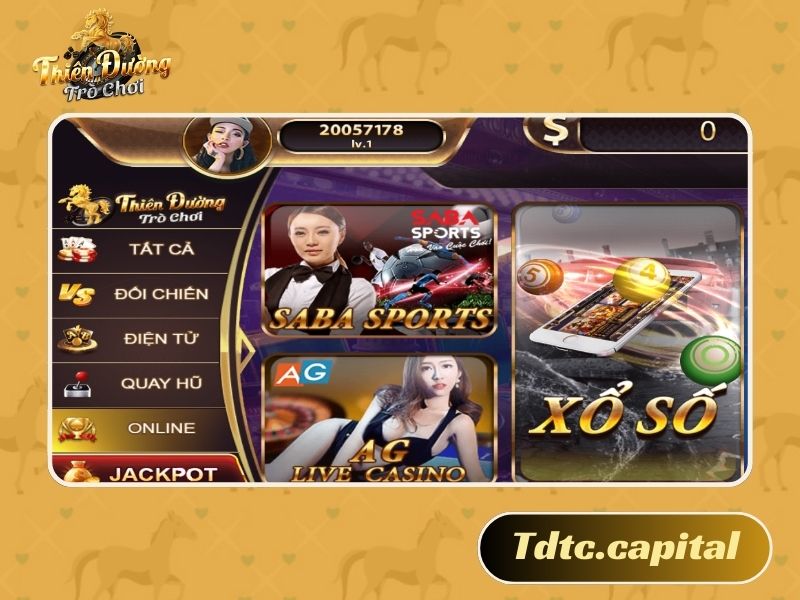 Chọn sảnh cược Baccarat trực tuyến tại giao diện chính