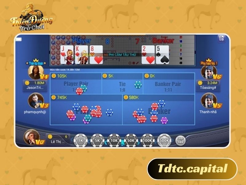 Luật chơi baccarat chuẩn bài tại tụ điểm cá cược